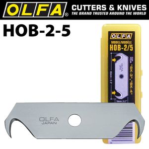 OLFA Hook Blades For Sk3 Sk4 Utc1 5 Pack Plastic Case